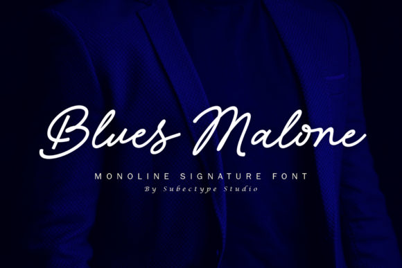 Blues Malone: A Modern Handwritten Font That Elevates Creativity and Design