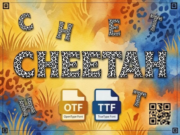 Cheetah Font: Bold, Artistic, and Eye-Catching
