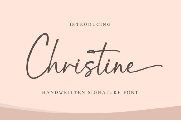 Christine Font: A Graceful Script for Timeless Design