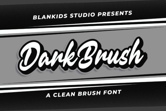Dark Brush: The Ultimate Clean Brush Script Font for Creative Projects