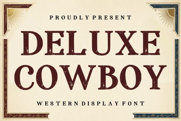 Deluxe Cowboy Font: A Bold Choice for Western-Themed Designs