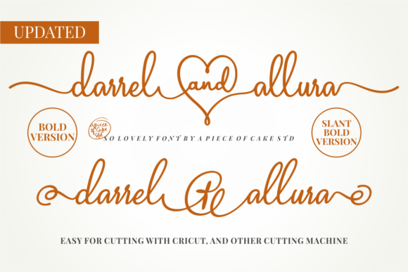 Discover the Elegance of Darrel Allura Bold: A Magical Script Font for Creative Expression