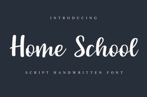 Home School: A Playful Font for Creative and Educational Workflows