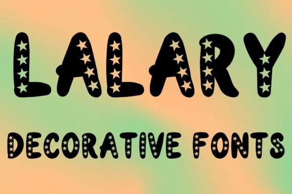 Lalary Font: Sparkle Your Designs with Celestial Charm