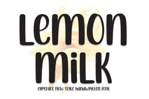 Lemon Milk Font: A Casual Handwritten Style for Creative Projects