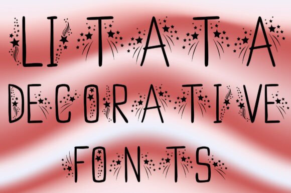 Litata: A Playful Font for Creative Projects with Celestial Charm