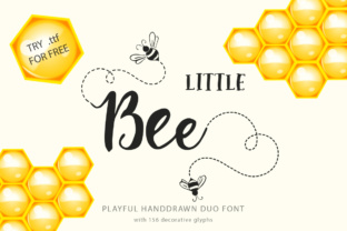 Little Bee Duo: A Font Set for Every Creative Need