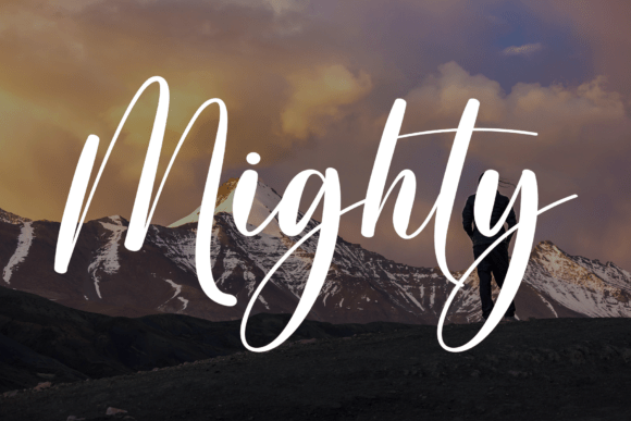 Mighty Script Font for Elegant Designs
