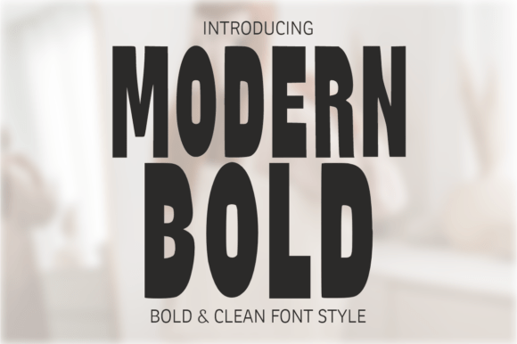 Modern Bold - Clean Impactful Display Font