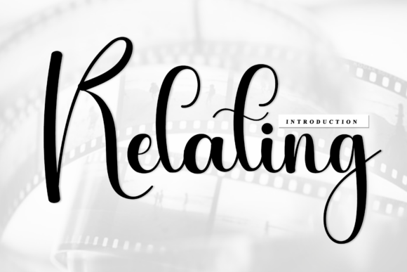 Relating Font: Artisanal Elegance for Creative Projects