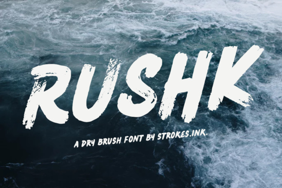 Rushk: The Gritty, Hip Display Font for Modern Design