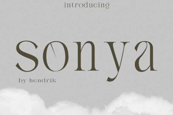 Sonya Font: Elegant and Sophisticated Typography