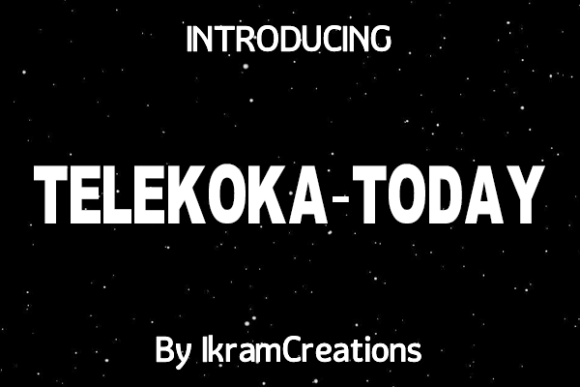 Telekoka Today: A Modern Sans Serif Font for Contemporary Design