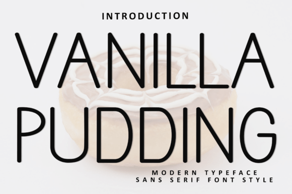 Vanilla Pudding Font for Festive Designs