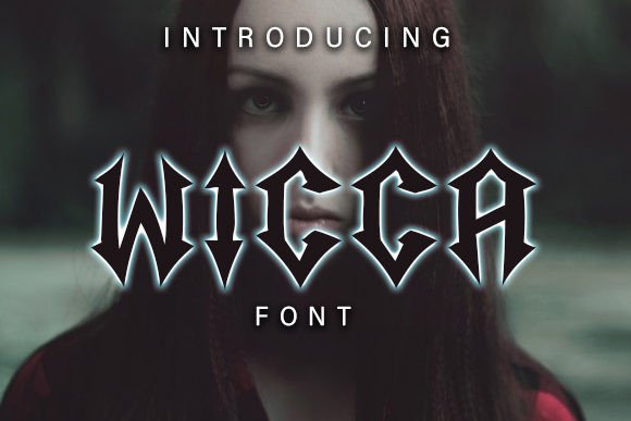 Wicca Font: A Gothic Style for Creative Designs